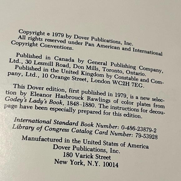 Godey’s Costume Plates in Color For Crafts, Découpage and Framing Booklet - Picture 2 of 5